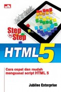 STEP BY STEP HTML 5