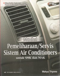 MODUL PEMELIHARAAN/SERVIS SISTEM AIRCONDITIONING