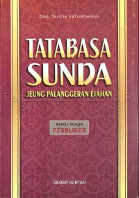 TATABASA SUNDA JEUNG PALANGGERAN EJAHAN